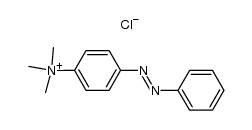 tri-N-methyl-4-phenylazo-anilinium, chloride结构式