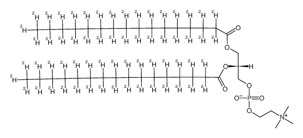 1,2-Dipalmitoyl-d31-sn-glycero-3-PC structure