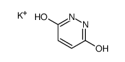 1,2-dihydropyridazine-3,6-dione, monopotassium salt Structure