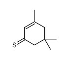 1,5,5-Trimethylcyclohexene-3-thione Structure