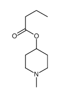 Butanoic acid, 1-methyl-4-piperidinyl ester (9CI) Structure