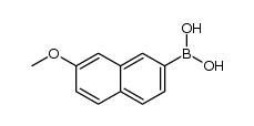 6-methoxynaphth-2-ylboronic acid Structure