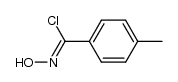 N-hydroxy-4-methyl-benzenecarboximidoyl chloride structure