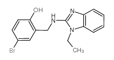 4-bromo-2-[[(1-ethylbenzimidazol-2-yl)amino]methyl]phenol图片