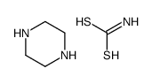 dithiocarbamic acid, compound with piperazine structure