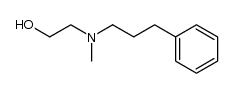 2-(methyl(3-phenylpropyl)amino)ethanol Structure