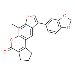 9-(benzo[d][1,3]dioxol-5-yl)-6-methyl-2,3-dihydrocyclopenta[c]furo[3,2-g]chromen-4(1H)-one picture