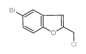 5-BROMO-2-CHLOROMETHYLBENZOFURAN Structure