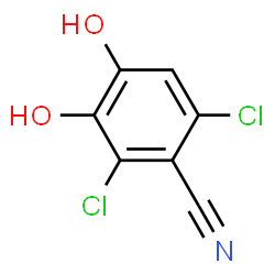 Benzonitrile, 2,6-dichloro-3,4-dihydroxy- (9CI) Structure