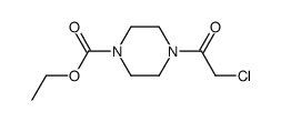 ethyl 4-(2-chloroacetyl)piperazine-1-carboxylate Structure