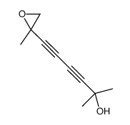 2-methyl-6-(2-methyloxiran-2-yl)hexa-3,5-diyn-2-ol Structure