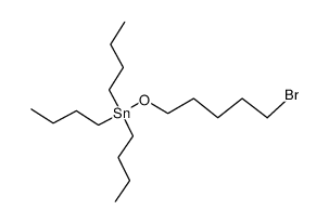 ((5-bromopentyl)oxy)tributylstannane Structure