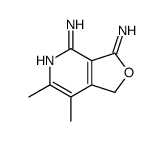 3-imino-6,7-dimethyl-1H-furo[3,4-c]pyridin-4-amine Structure