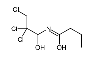 N-(2,2,3-trichloro-1-hydroxypropyl)butanamide Structure