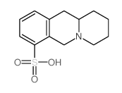 1,3,4,6,11,11a-Hexahydro-2H-pyrido[1,2-b]isoquinoline-7-sulfonic acid structure