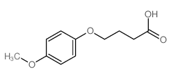 4-(4-甲氧基苯基)丁酸结构式