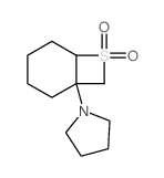 1-pyrrolidin-1-yl-7$l^{6}-thiabicyclo[4.2.0]octane 7,7-dioxide Structure