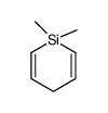 1,1-dimethyl-4H-siline Structure