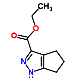 1,4,5,6-四氢-3-环戊二烯并吡唑羧基酸乙酯结构式