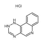 1,2-Dihydro-as-triazino[5,6-c]-chinolin-Hydrochlorid Structure