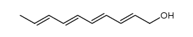 2E,4E,6E,8E-decatetraen-1-ol Structure