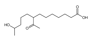 8-acetyl-12-hydroxytridecanoic acid Structure