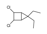 2,3-dichloro-5,5-diethylbicyclo[2.1.0]pentane Structure