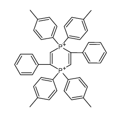 2,5-diphenyl-1,1,4,4-tetra-p-tolyl-1λ5,4λ5-[1,4]diphosphinine radical cation Structure