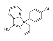 3-(4-chlorophenyl)-3-prop-2-enyl-2H-isoindol-1-one Structure