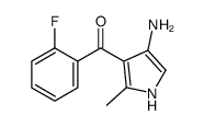 (4-amino-2-methyl-1H-pyrrol-3-yl)-(2-fluorophenyl)methanone Structure