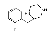 (2S)-2-[(2-fluorophenyl)methyl]piperazine结构式