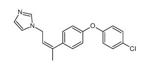 1-[3-[4-(4-chlorophenoxy)phenyl]but-2-enyl]imidazole Structure