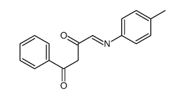 4-(4-methylphenyl)imino-1-phenylbutane-1,3-dione Structure