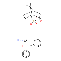 (2-hydroxy-1-methyl-2,3-diphenylpropyl)ammonium (1S)-2-oxobornane-10-sulphonate picture