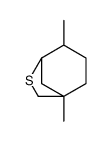 2,5-dimethyl-7-thiabicyclo[3.2.1]octane Structure