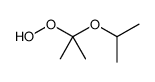 2-hydroperoxy-2-propan-2-yloxypropane结构式