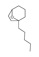 5-pentyl-8-oxabicyclo[3.2.1]octane结构式