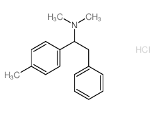 Benzeneethanamine,N,N-dimethyl-a-(4-methylphenyl)-,hydrochloride (9CI) Structure