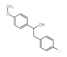 Benzeneethanol,4-chloro-a-(4-methoxyphenyl)- Structure