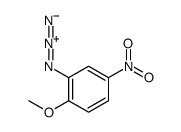 2-azido-1-methoxy-4-nitrobenzene Structure