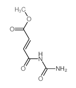 methyl 3-(carbamoylcarbamoyl)prop-2-enoate Structure