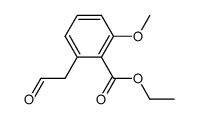 ethyl 2-formylmethyl-6-methoxybenzoate结构式