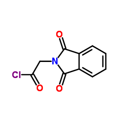 N-邻苯二甲酰甘氨酰氯结构式