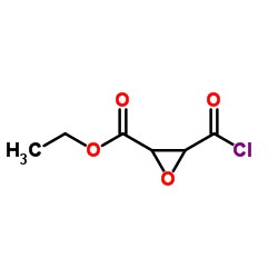 Oxiranecarboxylic acid, 3-(chlorocarbonyl)-, ethyl ester (9CI)结构式