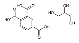 1,2,3-PROPANETRIOL 1,2,4-BENZENETRICARBOXYLATE structure