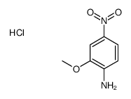 2-methoxy-4-nitroanilinium chloride Structure