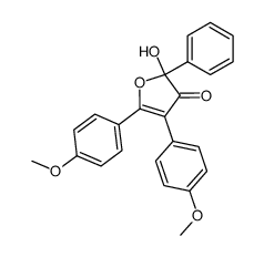 2-hydroxy-2,4-diphenyl-5-(p-methoxyphenyl)furan-3-one结构式