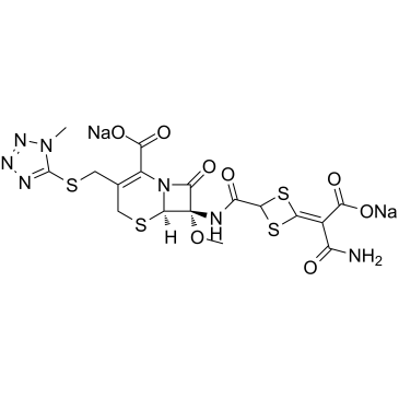 头孢替坦钠结构式