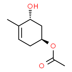 4-Cyclohexene-1,3-diol,4-methyl-,1-acetate,(1S,3R)-(9CI) structure