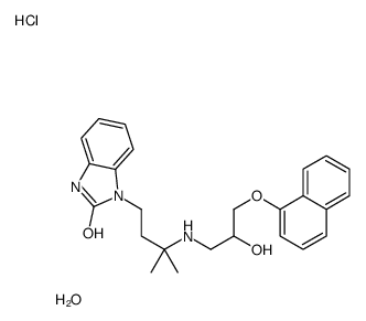 Adimolol hydrochloride hydrate Structure